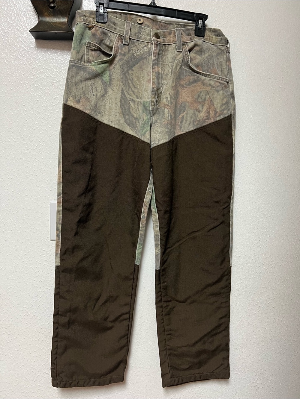 Wrangler Camouflage Work Pants in Green and Brown